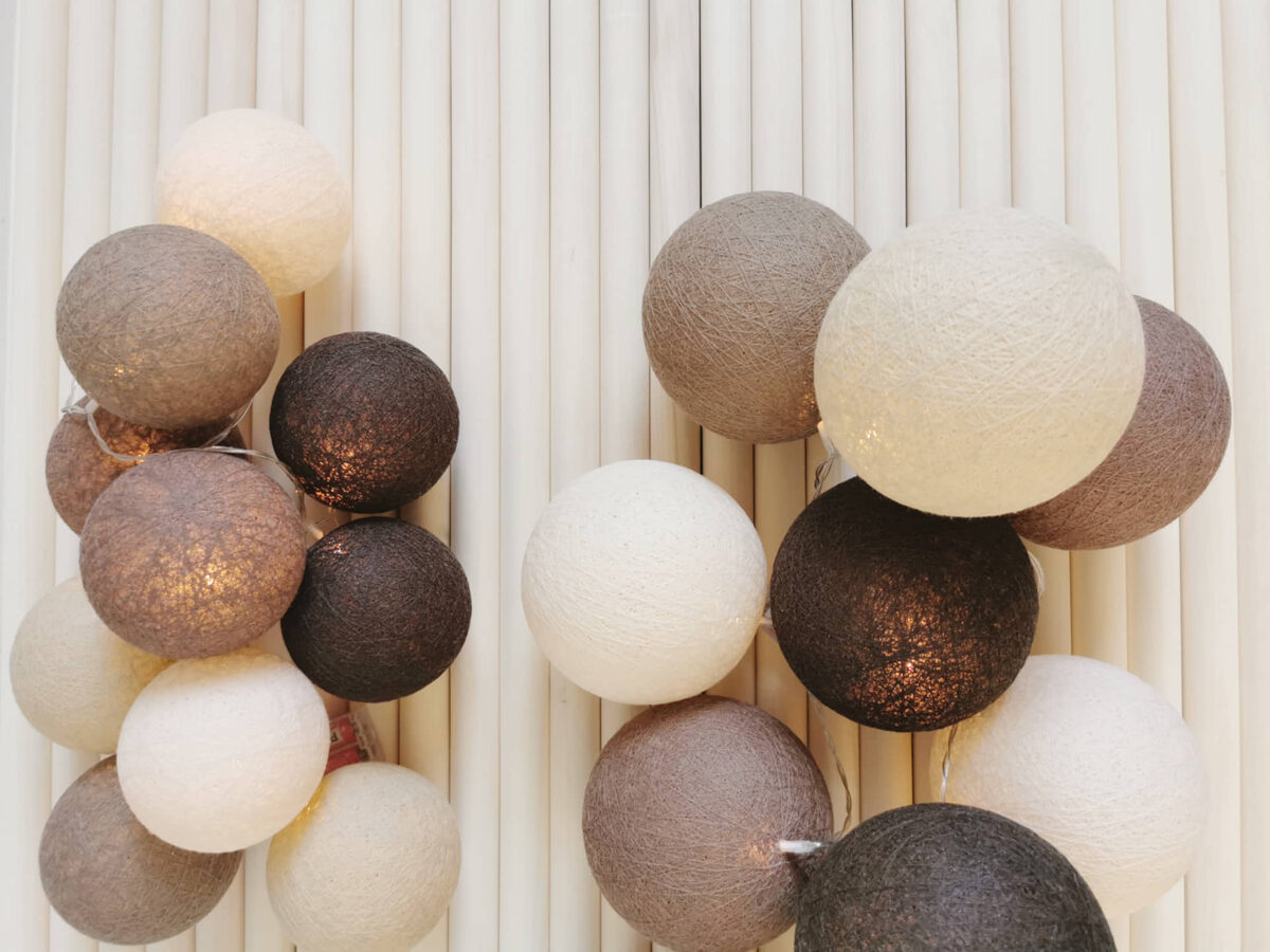 Kokvilnas bumbu virtene "Miera osta" Image 2