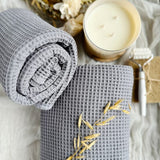 Kokvilnas dvielis "Pelēks" Image 4