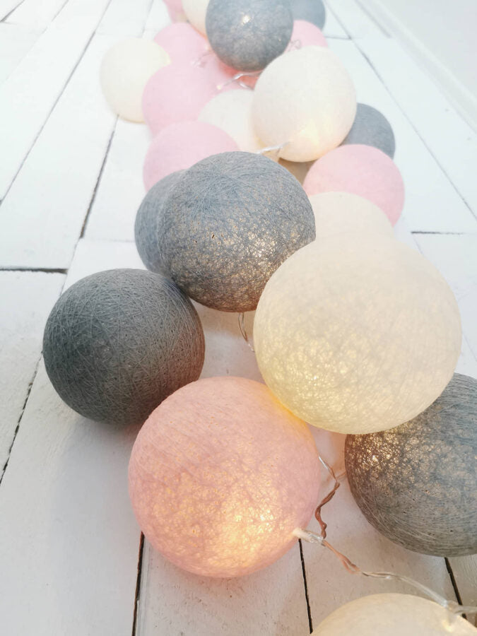 Kokvilnas bumbu virtene "Trīs zemeslodes" Image 3