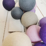 Kokvilnas bumbu virtene "Vīnogu garša" Image 3