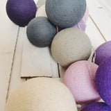 Kokvilnas bumbu virtene "Vīnogu garša" Image 3