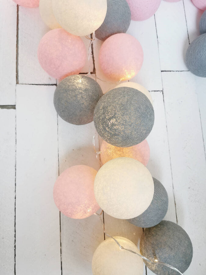 Kokvilnas bumbu virtene "Trīs zemeslodes" Image