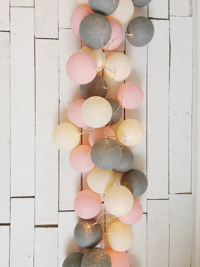 Kokvilnas bumbu virtene "Trīs zemeslodes" Image 2