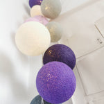 Kokvilnas bumbu virtene "Vīnogu garša" Image 6