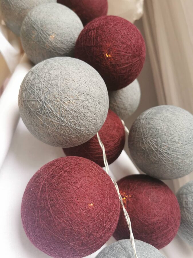 Kokvilnas bumbu virtene "Latvijas raksts" Image