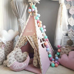 Kokvilnas bumbu virtene "Krāsu virpulis" Image