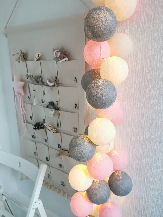 Kokvilnas bumbu virtene "Trīs zemeslodes" Image 5