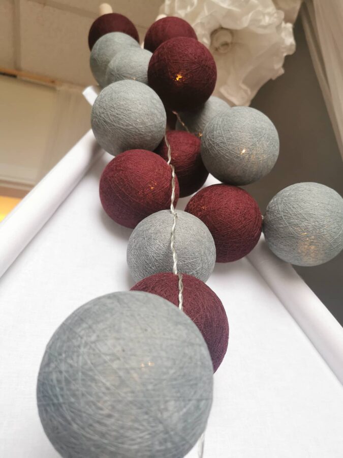 Kokvilnas bumbu virtene "Latvijas raksts" Image