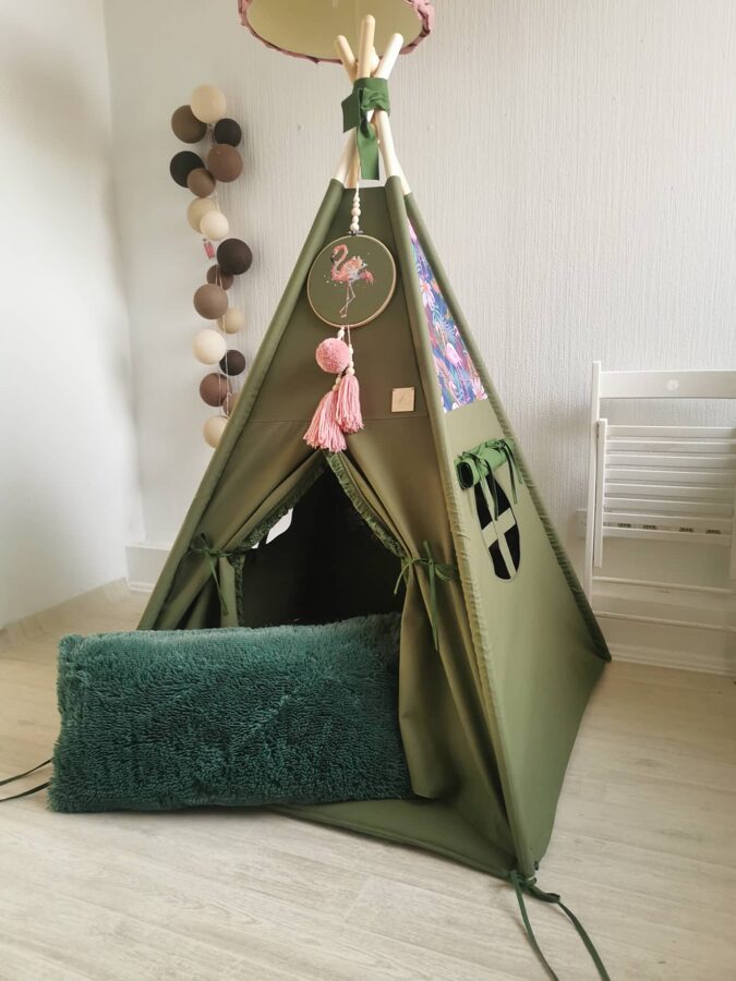 Vigvams bērniem "Rozā flamingo" Image