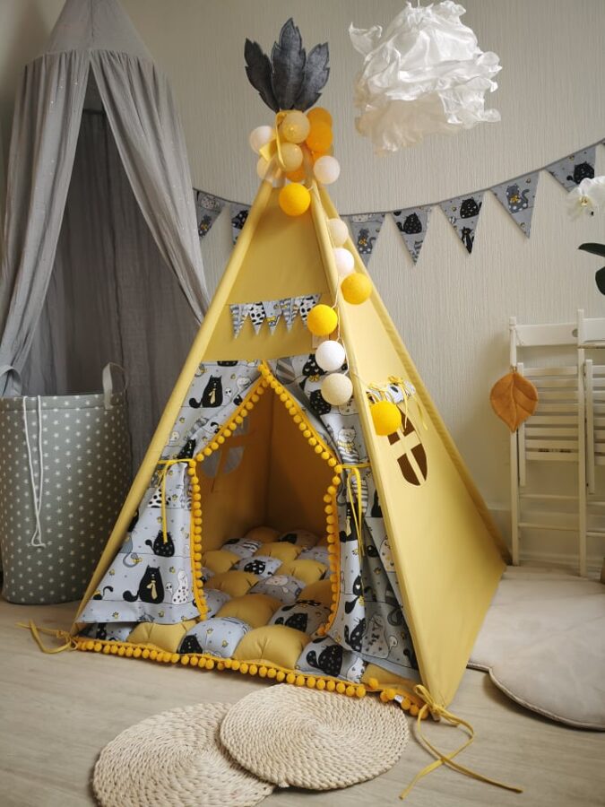 Vigvams bērniem "Kaķu sapulce" Image