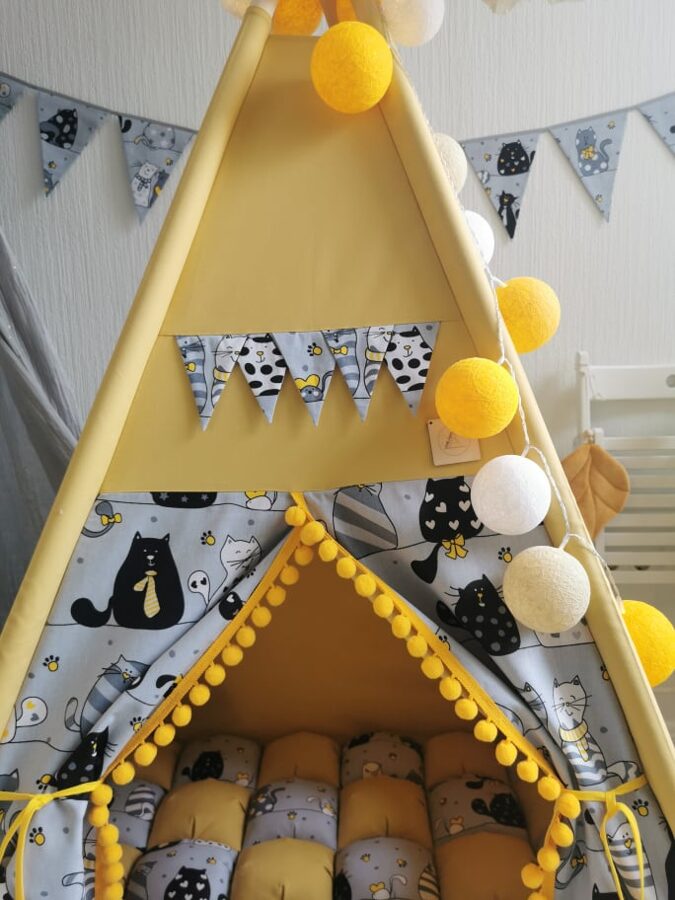 Vigvams bērniem "Kaķu sapulce" Image 2