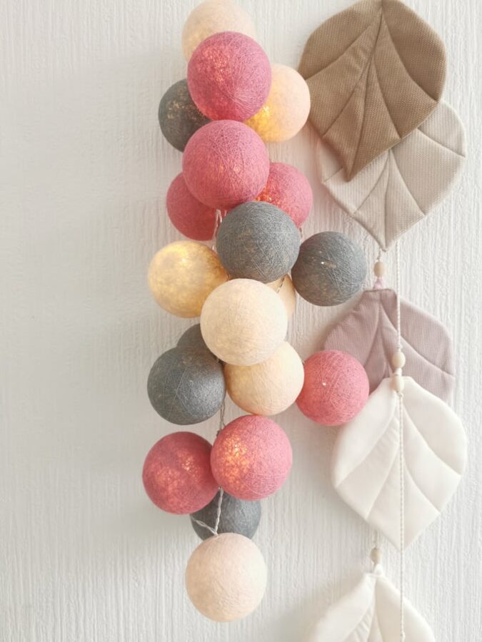 Kokvilnas bumbu virtene "Avenes ar glazūru" Image