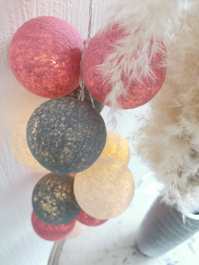 Kokvilnas bumbu virtene "Avenes ar glazūru" Image 3